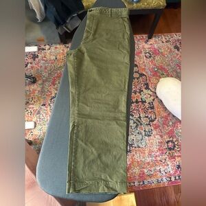 Banana Republic High-Rise Chino in Olive